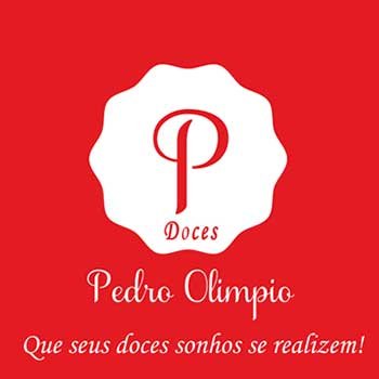 Logo Pedro Olimpio Doces - Leandro Gaseta Mkt Digital