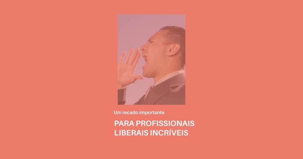 Recado para profissionais liberais incríveis - capa